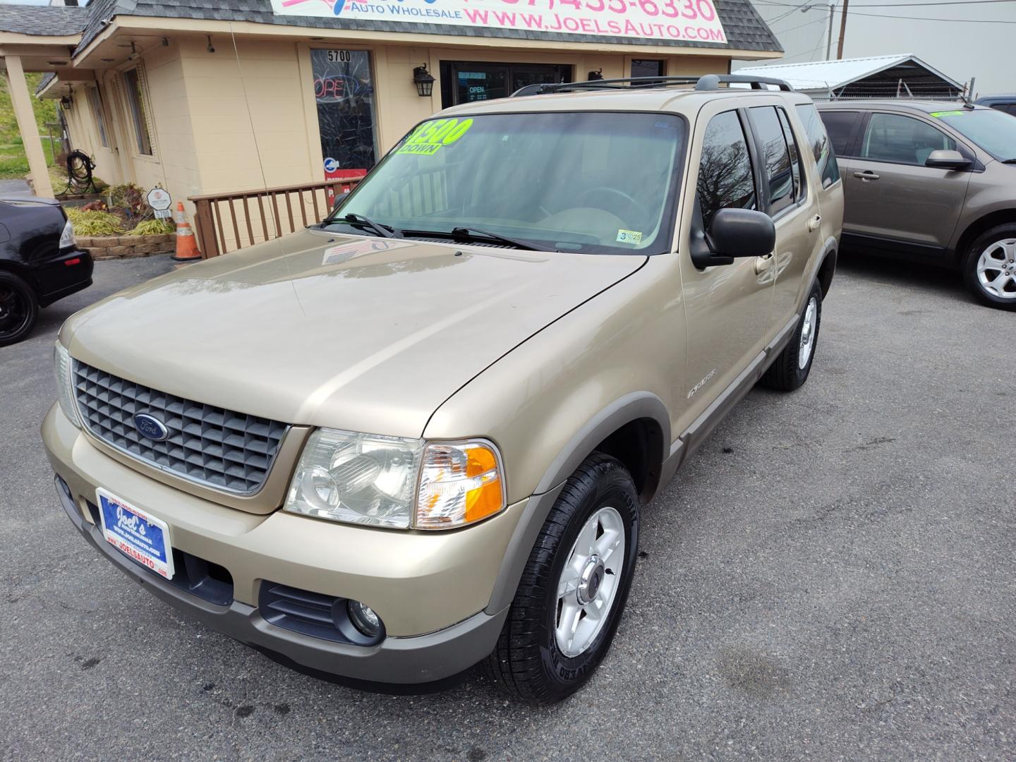 2002 Gold Ford Explorer XLT 2WD (1FMZU63E32U) with an 4.0L V6 SOHC 16V engine, 5-Speed Automatic Overdrive transmission, located at 5700 Curlew Drive, Norfolk, VA, 23502, (757) 455-6330, 36.841885, -76.209412 - Photo#5